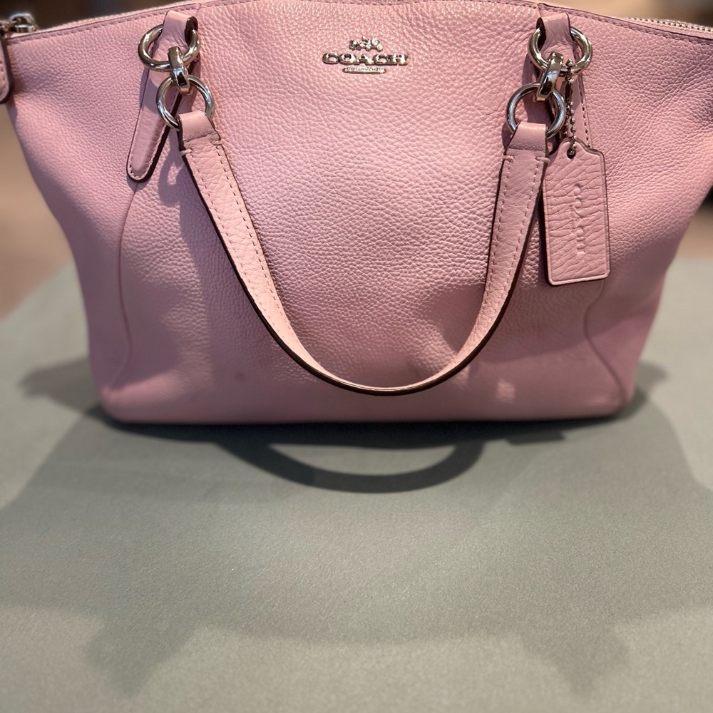 Coach Kelsey F36675 Pink pebbled Leather Women's Bag retails $295 NWOT